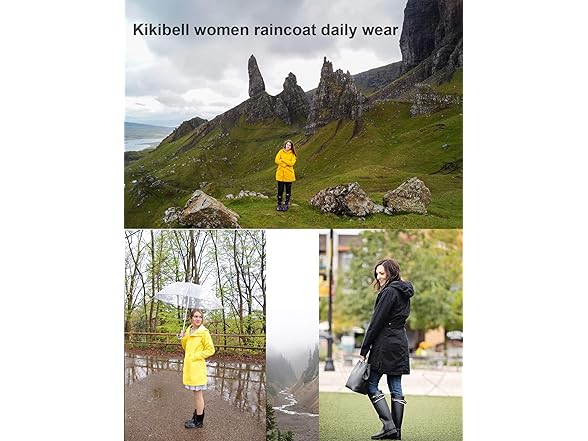 Women's Hooded Lightweight Raincoat