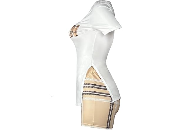 Mrsyves (L) Piece Outfits Short Side High Pants