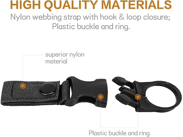 LYU Buckle Portable Water Bottle Ring