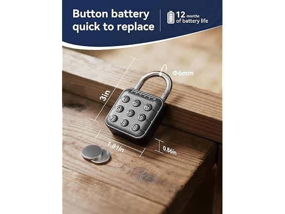 NexusLab Digital Padlock for Gym Locker