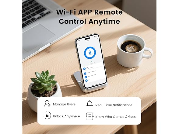 Keyless Entry Smart Lock Handle Set