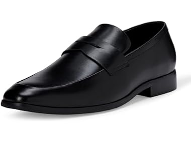 $19.99, Was $38.90, 48% Off! Amazon Essentials Men's Square Apron Toe Penny Loafer dealfomo