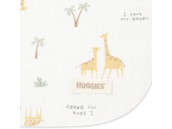 HUGGIES 4-Pack Flannel Receiving Blankets