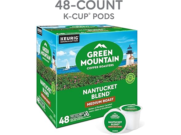 48CT Green Mountain Coffee Roasters Nantucket Blend