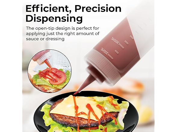 Restaurantware 8oz Condiment Squeeze Bottle