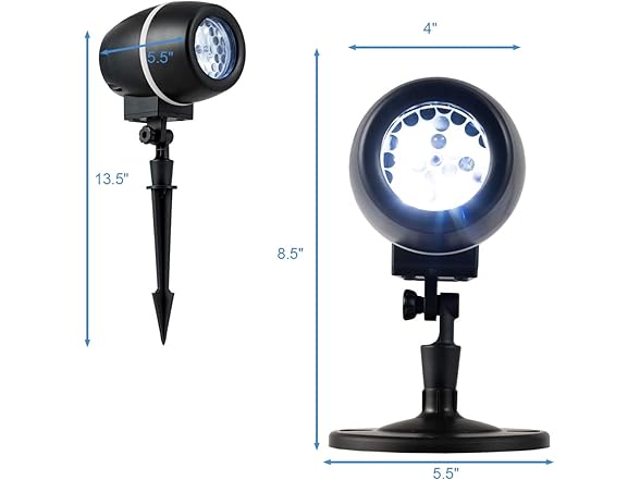 LED Snowflake Projector w/Remote