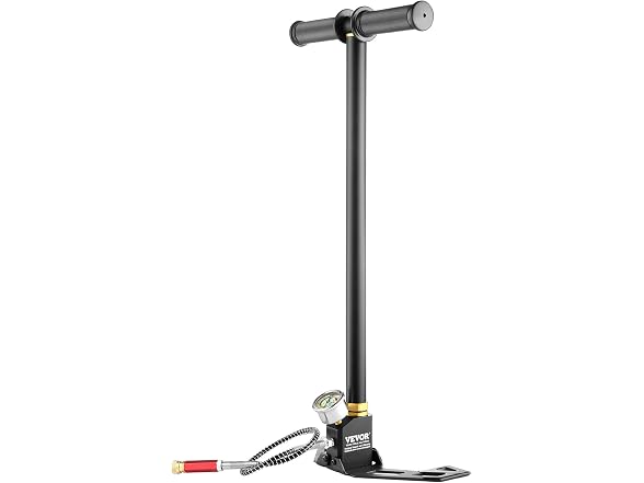 PCP Hand Pump, 3 Stage, 30Mpa 4500 PSI High