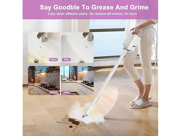 ACHTFACH 7 in 1 Rotated Steam Cleaner