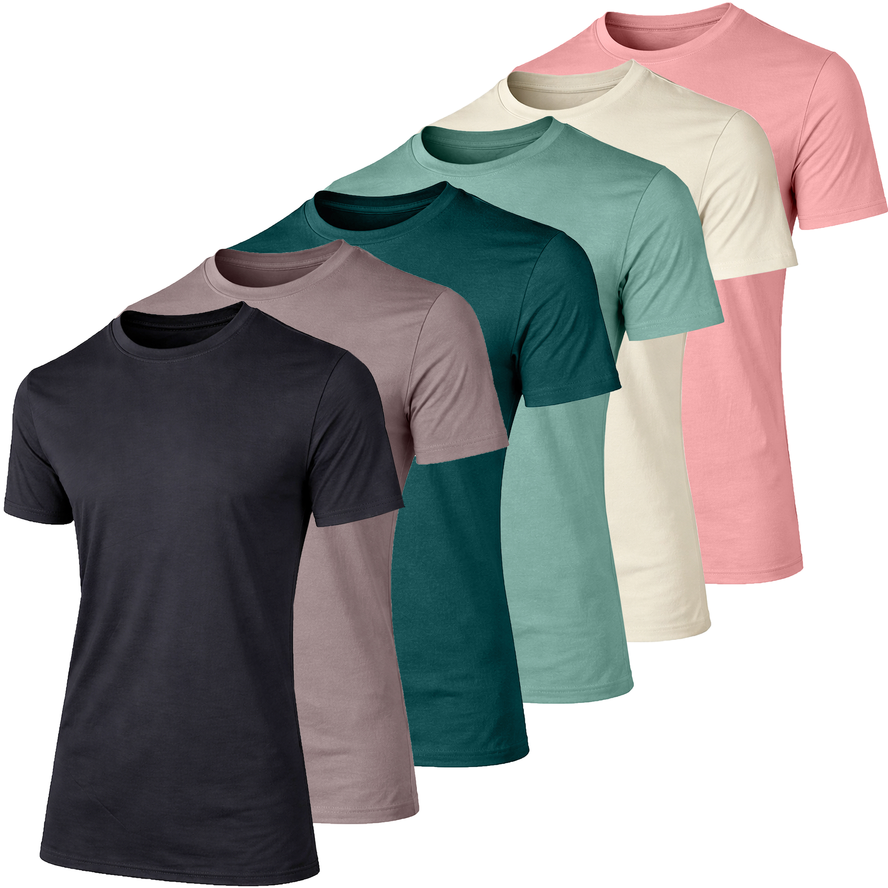 6Pk Mens S/S Fashion Rayon Tees - Gallery 14