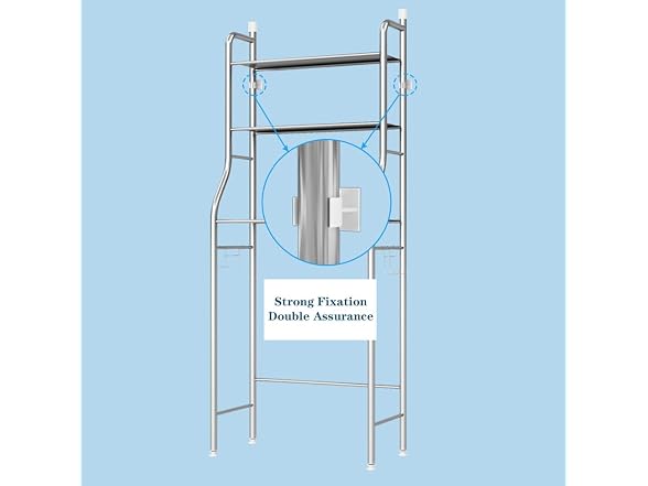BouPower 3-Tier Over Toilet Storage