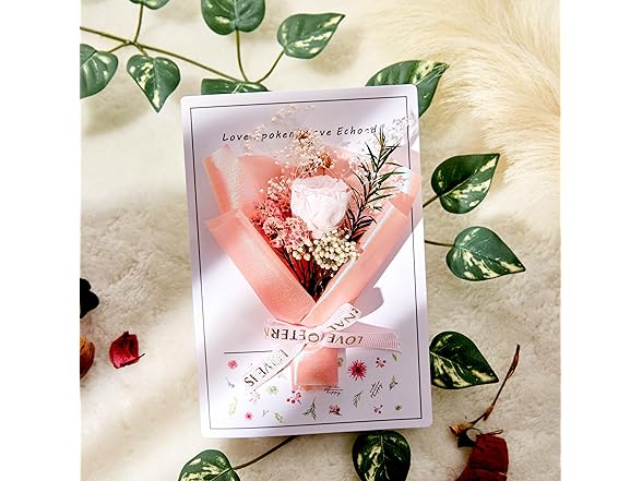 LoveEcho Handmade Floral Greeting Card