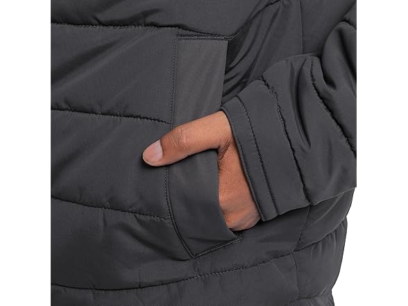ATG Men Mock Neck Quilted Jacket