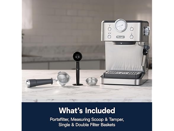 De’Longhi Classic Espresso Machine with Milk Frother