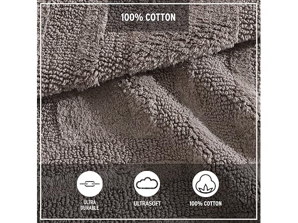 Eddie Bauer - Bath Rug 100% Soft Plush