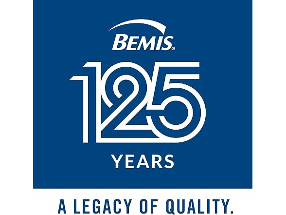 Bemis 1500EC Durable Wood Toilet Seat with Easy Cl