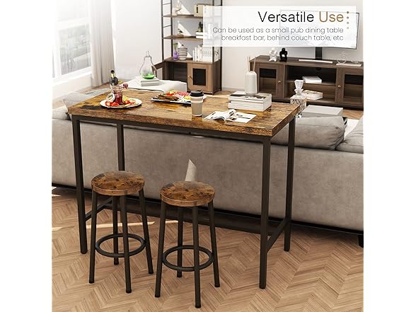 Recaceik 39" 3 Piece Pub Dining Set