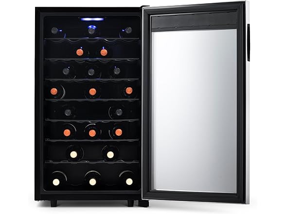 Newair Freestanding Wine Fridge - 50 Bottles