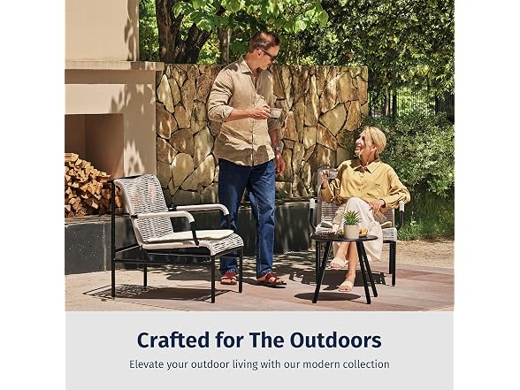 EAST OAK East Oak 3-Piece Patio Furniture Set