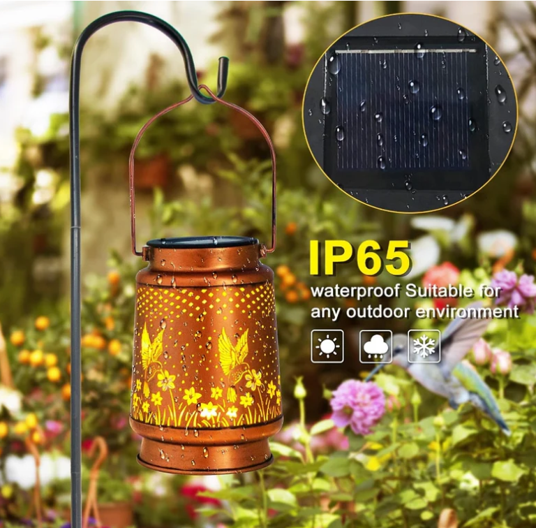 Hakol Hummingbird Solar Lantern Outdoor Hanging - Gallery 9