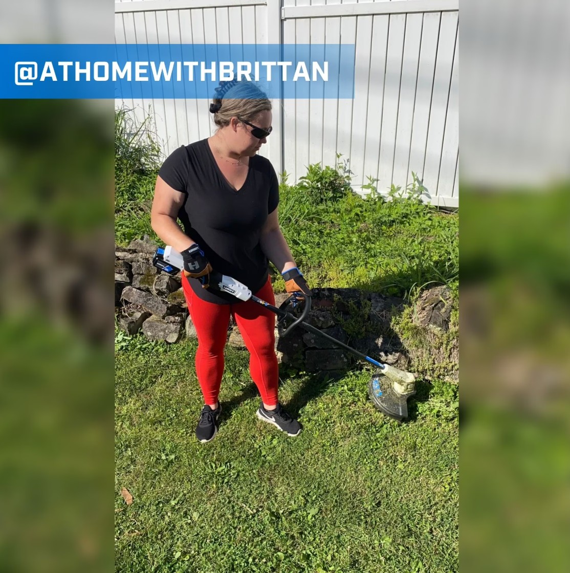 HART 20V Cordless 13" String Trimmer Kit, (1) 2.0 Ah Lithium-Ion Battery - Gallery 22