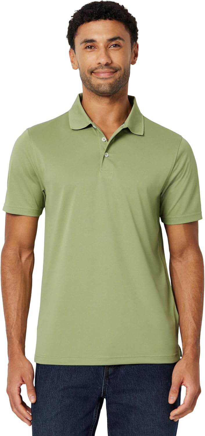 Amazon Essentials Men Moisture Wicking Golf Shirt - Gallery 9
