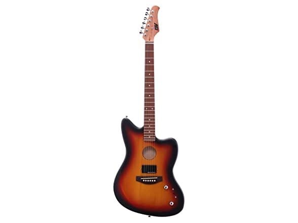 IYV 6 String Semi Hollow Electric Acoustic Guitar