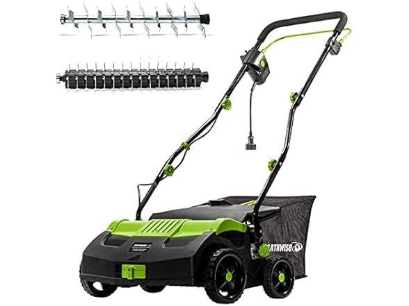 Earthwise Power Tools 13-Amp 16" Corded Dethatcher