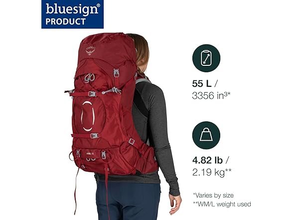 Osprey Ariel 55L Women's Backpacking Backpack