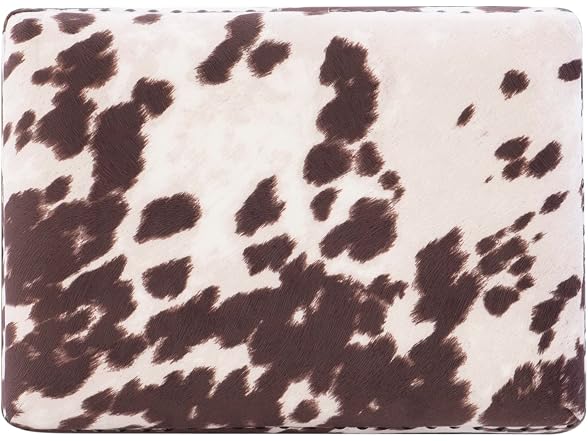 Linon Harlow Brown Cow PrintBackless Counter Stool 24" (Open Box)