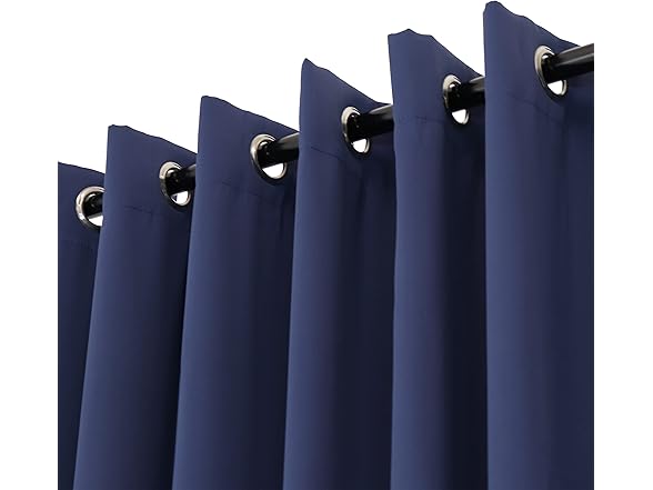 Sunnydaze Decor Curtain Panel, 52x96, Blue