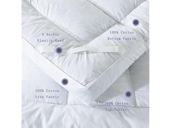 5 Inch Duck Feather Mattress Topper