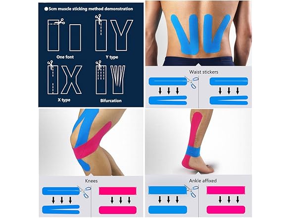 Sanfire Kinesiology Tape 2 Rolls