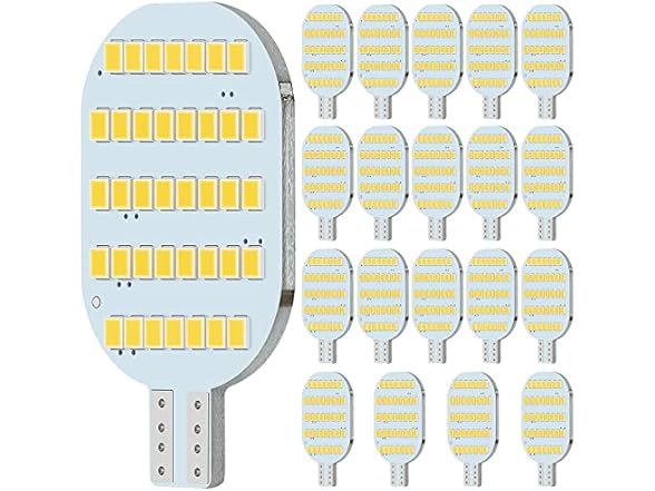 RVBULBZL 20PCS T10 921 922 912 194 RV 