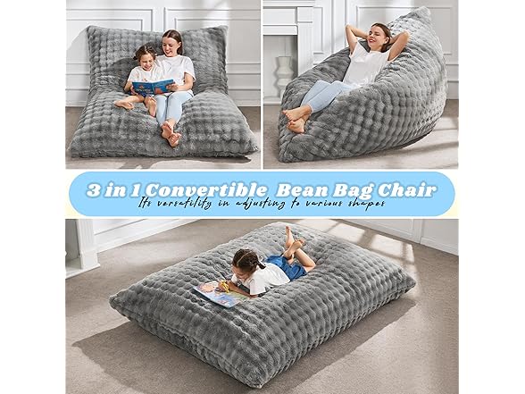 3 in 1 Bean Bag Chair