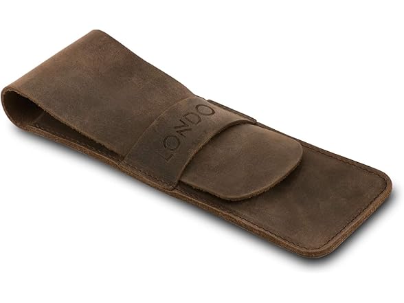 Leather Pen and Pencil Case