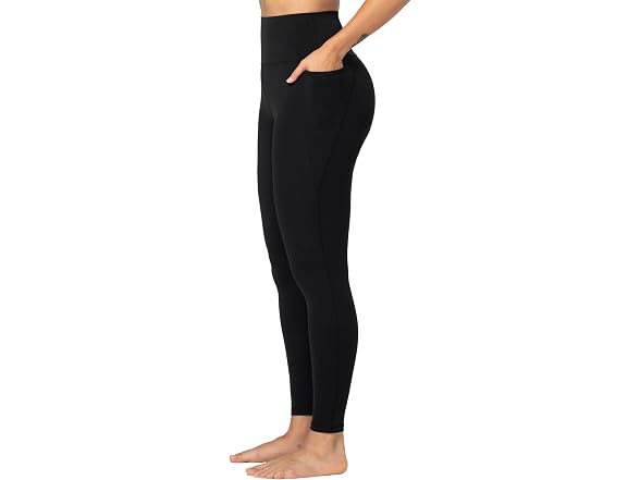 Sunzel Womens Leggings 25in M Black W/pockets