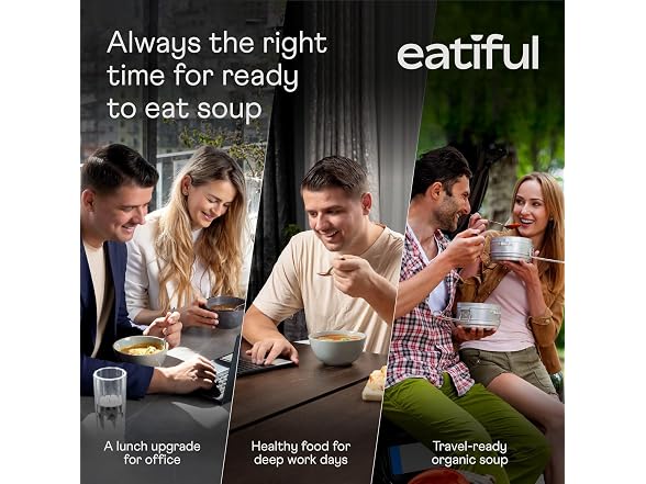 EATIFUL Chili Soup 14.1 Ounce Pack of 10