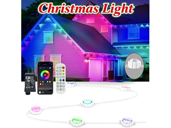 Honche Permanent Outdoor Lights 54FT