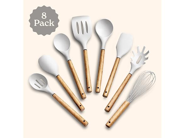8-Piece Non Stick Silicone Utensil Set