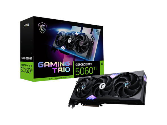 MSI GeForce RTX 5060 Ti 16G GAMING TRIO OC