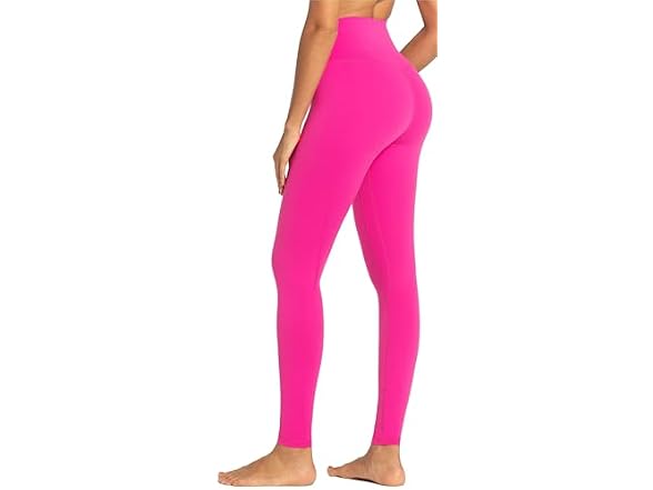 Sunzel Womens Leggings 28in S Hot Pink