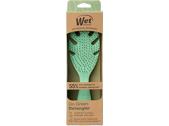 WetBrush Go Green Detangler Green