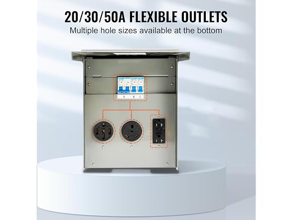 VEVOR Temporary Power Outlet Panel