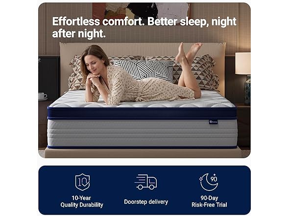 Avenco 14 Inch Queen Mattress
