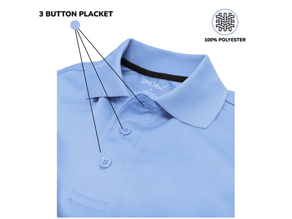 3Pk Asst MW Performance Polo Shirt