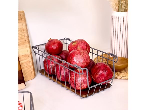 Open Front Wire Basket