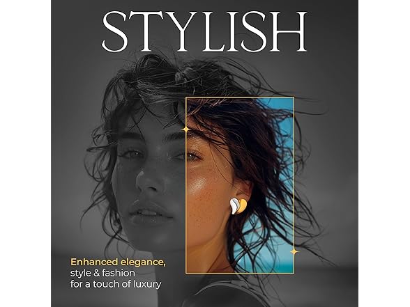 Vio Berk 18K Gold Plated Heart Earrings