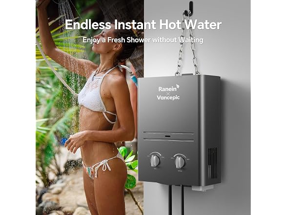 Ranein RO4K-Y-K01 PortableWater Hearter 41K BTU (Open Box)