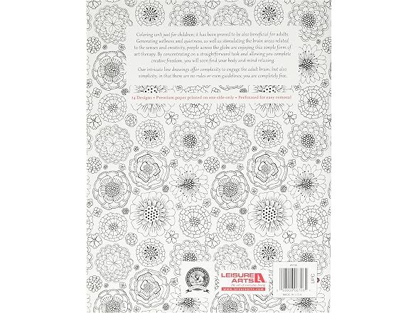 LolliZ Floral Wonders Coloring Book