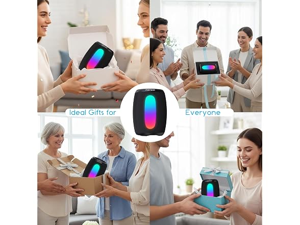 PORTBOR Portable Bluetooth Speaker